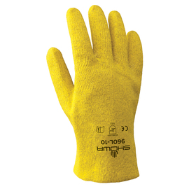 SHOWA® Size 11  Heavy Duty PVC Full Coated  Work Gloves With Cotton Liner And Slip-On Cuff