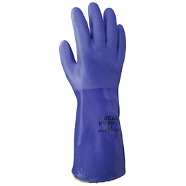 SHOWA™ Large Blue ATLAS® Kevlar® Lined Kevlar® And PVC Chemical Resistant Gloves