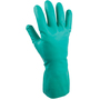 SHOWA™ X-Large Green Unlined Lined 11 mil Nitrile Chemical Resistant Gloves