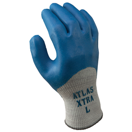 SHOWA® Size 7 ATLAS® 10 Gauge Rubber Full Coated  Work Gloves With Polyester And Cotton Liner And Knit Wrist