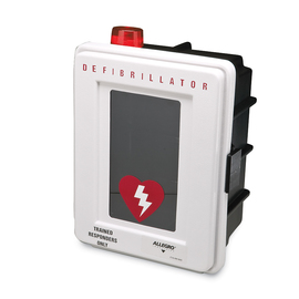 Allegro® 16" H X 12" W X 7 1/2" D White Plastic Defibrillator Wall Case