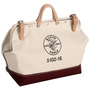 Klein Tools 16" X 6" X 14" Natural Canvas Heavy Duty Tool Bag