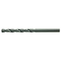 Drillco Series 1180 NO 21 X 6" Black Oxide HSS Aircraft Heavy Duty Extension Drill Bit With Straight Shank And 2 1/8" Spiral Flute