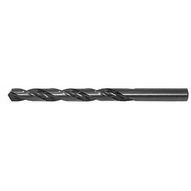 Drillco Series 200 13/64" X 3 5/8" Black Oxide HSS General Purpose Jobber Length Drill Bit With Straight Shank And 2 7/16" Spiral Flute