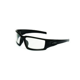 Honeywell Uvex Hypershock® Black Safety Glasses With Clear Anti-Fog Lens