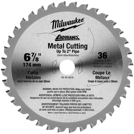 Milwaukee® Edurance® 6 7/8" Steelhead Diamond Cut Circular Saw Blade 36 Teeth