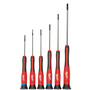 Milwaukee® 11.4" W X 6" D X 2" H Black/Red Precision Screwdriver Set