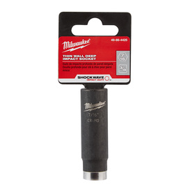 Milwaukee® 3/8" Drive X 7/16" Black SHOCKWAVE™ Socket