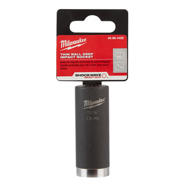 Milwaukee® 3/8" Drive X 11/16" Black SHOCKWAVE™ Socket