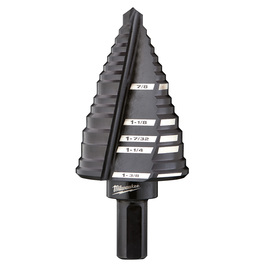 Milwaukee® 7/8" - 1 3/8" X 6" X 3/8" 3-Flat Shank Step Drill Bit