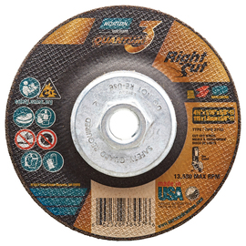 Norton® 4 1/2" X 1/16" X 5/8" - 11" Quantum3™ RightCut 36 Grit Ceramic Type 27/42 Cut Off Wheel