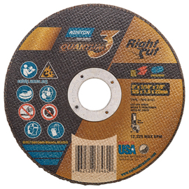 Norton® 5" X 1/16" X 7/8" Quantum3™ RightCut Ceramic Type 1/41 Cut Off Wheel