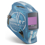 Miller® Digital Elite™ Blue/White Welding Helmet With 9.2 sq in Variable Shades 3, 5, 8, 13 Auto Darkening Lens