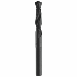 Bosch 6" X 1/2" X 3/8" 3-Flat/Reduced Shank Black Oxide Coated Jobber Length Drill Bit