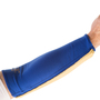 IMPACTO® Small Blue Polycotton Forearm Protector With VEP Foam Padding