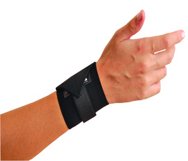 OccuNomix  Black Woven Elastic Wrist Support