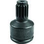 Stanley® 1 1/2" X NO 5 X 5 3/8" Black Oxide Alloy Steel Proto® Impact Socket Adapter