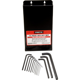 Stanley® .050" - 1/2" Proto® 14 Piece Long Hex Key Set