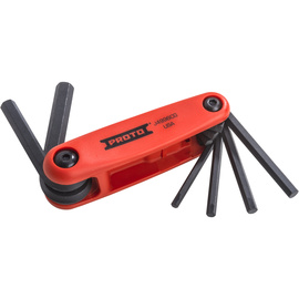 Stanley® 5/64" - 1/4" Alloy Steel Proto® 9 Piece Folding Hex Key Set