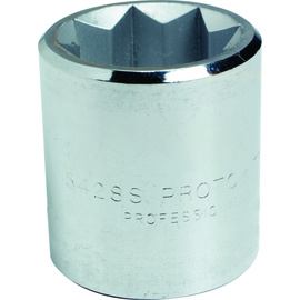 Stanley® 1/2" X 1/2" Forged Alloy Steel Proto® Torqueplus™ 8 Point Fully Polished Socket