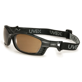 Honeywell Uvex Livewire™ Black Safety Glasses With Espresso Anti-Fog Lens