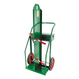 Anthony Welded Products 2 Cylinder Cart With Solid Rubber Wheels And Continuous Handle