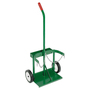Anthony Welded Products 2 Cylinder Carts With Solid Rubber Wheels And Single Handle