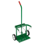 Anthony Welded Products 2 Cylinder Cart With Solid Rubber Wheels And Single Handle