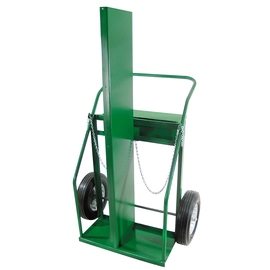 Anthony Welded Products 2 Cylinder Cart With Solid Rubber Wheels And Continuous Handle