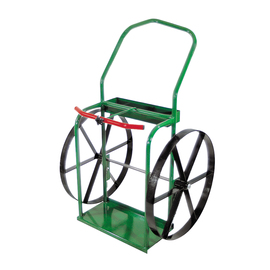 Anthony Welded Products 2 Cylinder Cart With Steel Wheels And Ergonomic Handle