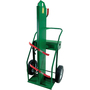 Anthony Welded Products 2 Cylinder Cart With Flat Free Wheels And Continuous Handle