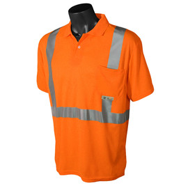 Radians Large Hi-Viz Orange RADWEAR® Birdseye™ Max-Dri™ Moisture Wicking Polyester Mesh T-Shirt