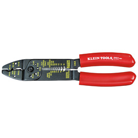 Klein Tools 8 1/2" Red Steel Crimper