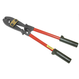 Klein Tools 19 1/2" Red/Black Steel Crimper