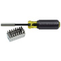 Klein Tools 8" Silver/Yellow/Black Steel Screwdriver