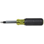 Klein Tools 7 57/64" Silver/Yellow/Black Steel Screwdriver/Nut Driver