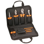 Klein Tools 2 1/2" X 11" X 15 1/2" Orange Steel Insulated Tool Kit With High-Dielectric Plastic Handle