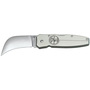 Klein Tools 6 5/8" Silver Stainless Steel Knife With Anodized Aluminum Handle