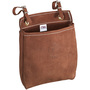 Klein Tools 9" X 8" Brown Leather All-Purpose Tool Bag With 3" Strap Belt