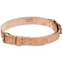 Klein Tools Medium 36'' - 44'' X 2" Brown Leather Ironworker's Heavy Duty Tie Wire Belt