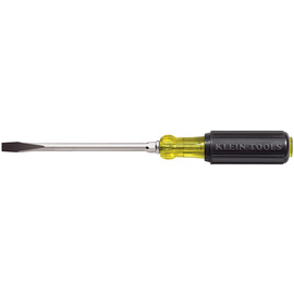 Klein Tools 17 7/16" Silver/Yellow/Black Steel Cushion-Grip Screwdriver