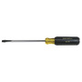 Klein Tools 12 3/8" Silver/Yellow/Black Steel Screwdriver With Plastic Grip Handle