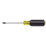 Klein Tools 8 1/4" Silver/Yellow/Black Steel Cushion-Grip Screwdriver