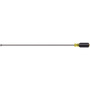 Klein Tools 21 3/4" Silver/Yellow/Black Steel Cushion-Grip Nut Driver With Rubber Handle