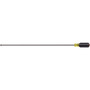 Klein Tools 21 3/4" Silver/Yellow/Black Steel Cushion-Grip Nut Driver With Rubber Handle