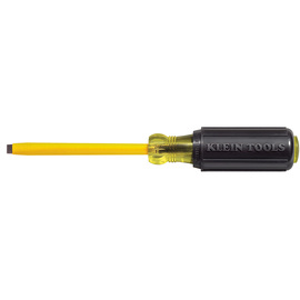 Klein Tools 10 15/16" Silver/Yellow/Black Steel Cushion-Grip Screwdriver