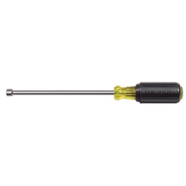 Klein Tools 9 3/4" Silver/Yellow/Black Steel Cushion-Grip Nut Driver