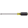 Klein Tools 9 3/4" Silver/Yellow/Black Steel Cushion-Grip Nut Driver