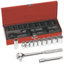 Klein Tools 1/2" Silver/Black/Red Steel Wrench Set