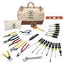 Klein Tools 16" Silver/Yellow/Black/Red Steel Tool Set